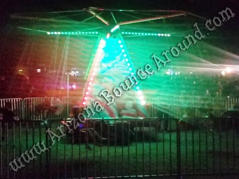Candy Swing Ride at night